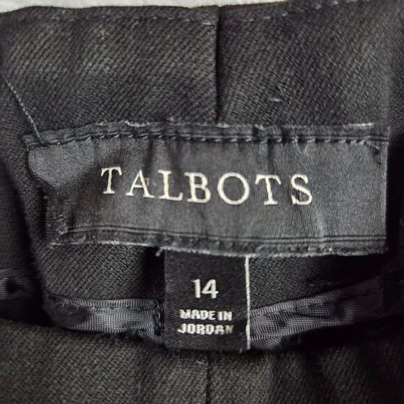 Talbots Black Dress Pants, Size 14 - Picture 3 of 7